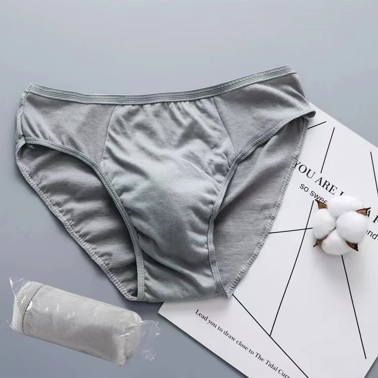 Quần lót giấy nam POPO DP10 100% cotton 2 lớp đáy dùng khi đi công tác, du lịch, học quân sự