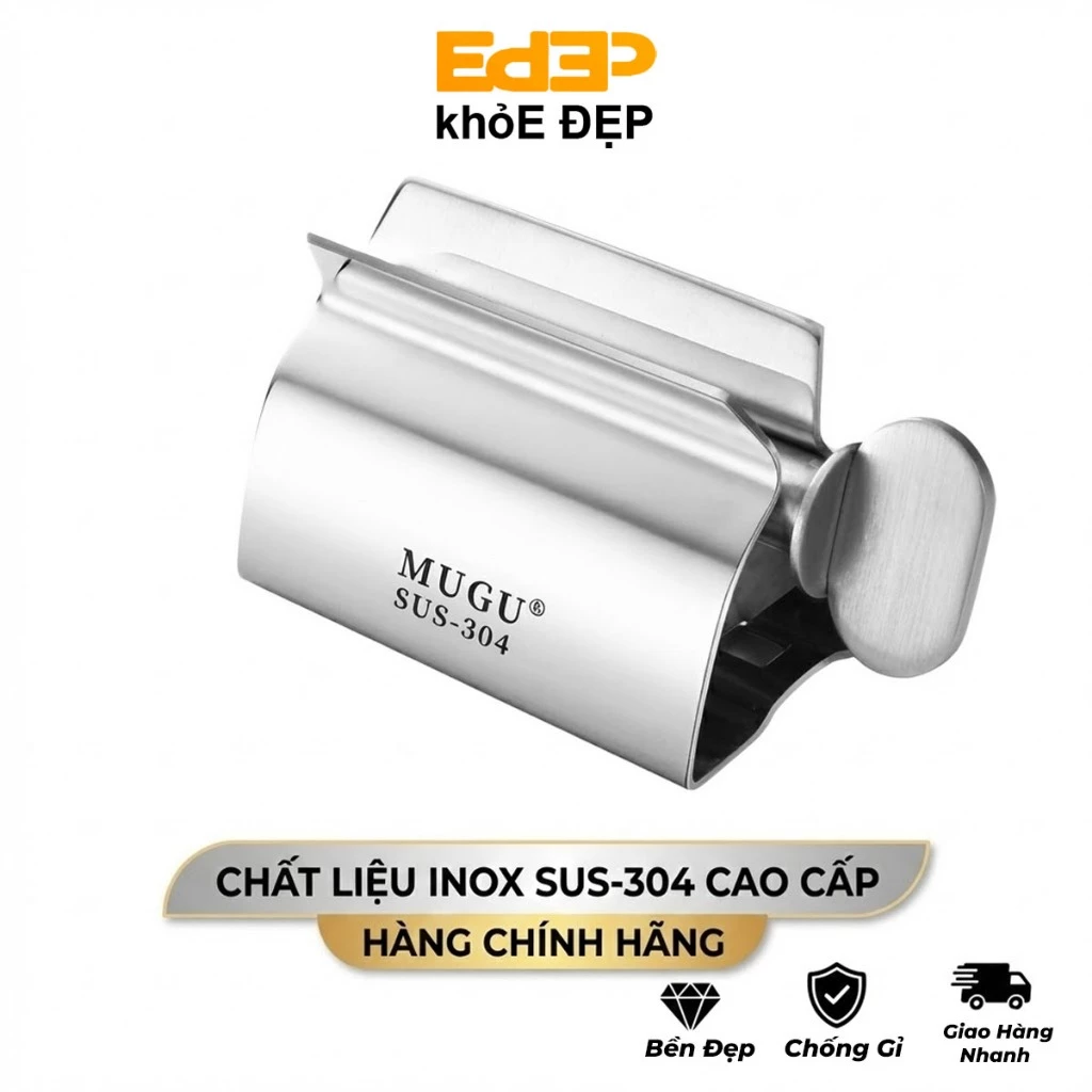 Dụng Cụ Ép Tuýp Nhựa Inox 304 201 SUS Nặn Kem Đánh Răng Đa Năng Siêu Bền Cao Cấp Chống Gỉ Có Núm Xoay Sử Dụng Tiện Lợi