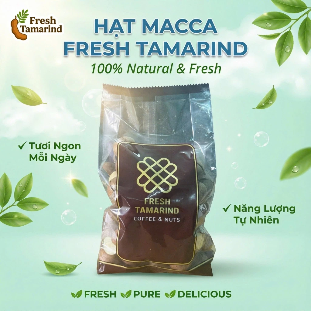 1kg Macca nứt vỏ tự nhiên Tamarind