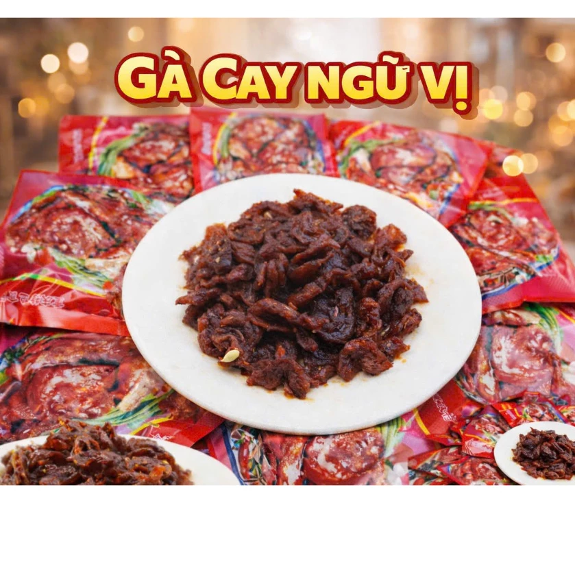 Combo 5gói Gà cay Gà ngọt Bim Bim cánh gà Combo ăn vặt tuổi thơ