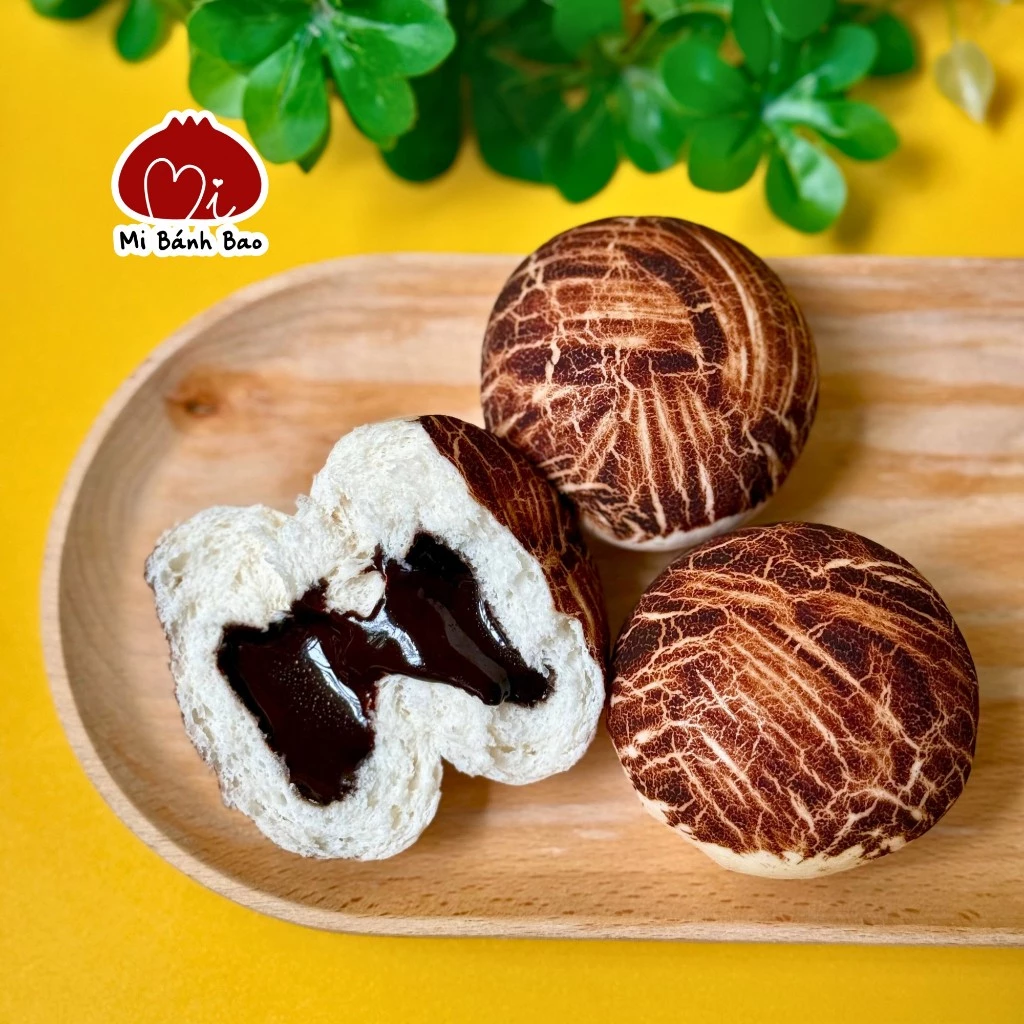 Bánh Bao Socola Tan Chảy (5 cái) – Nhân Ngọt Thơm Ngậy – Vỏ Mềm Mịn – Mi Bánh Bao – Bánh Bao Tươi