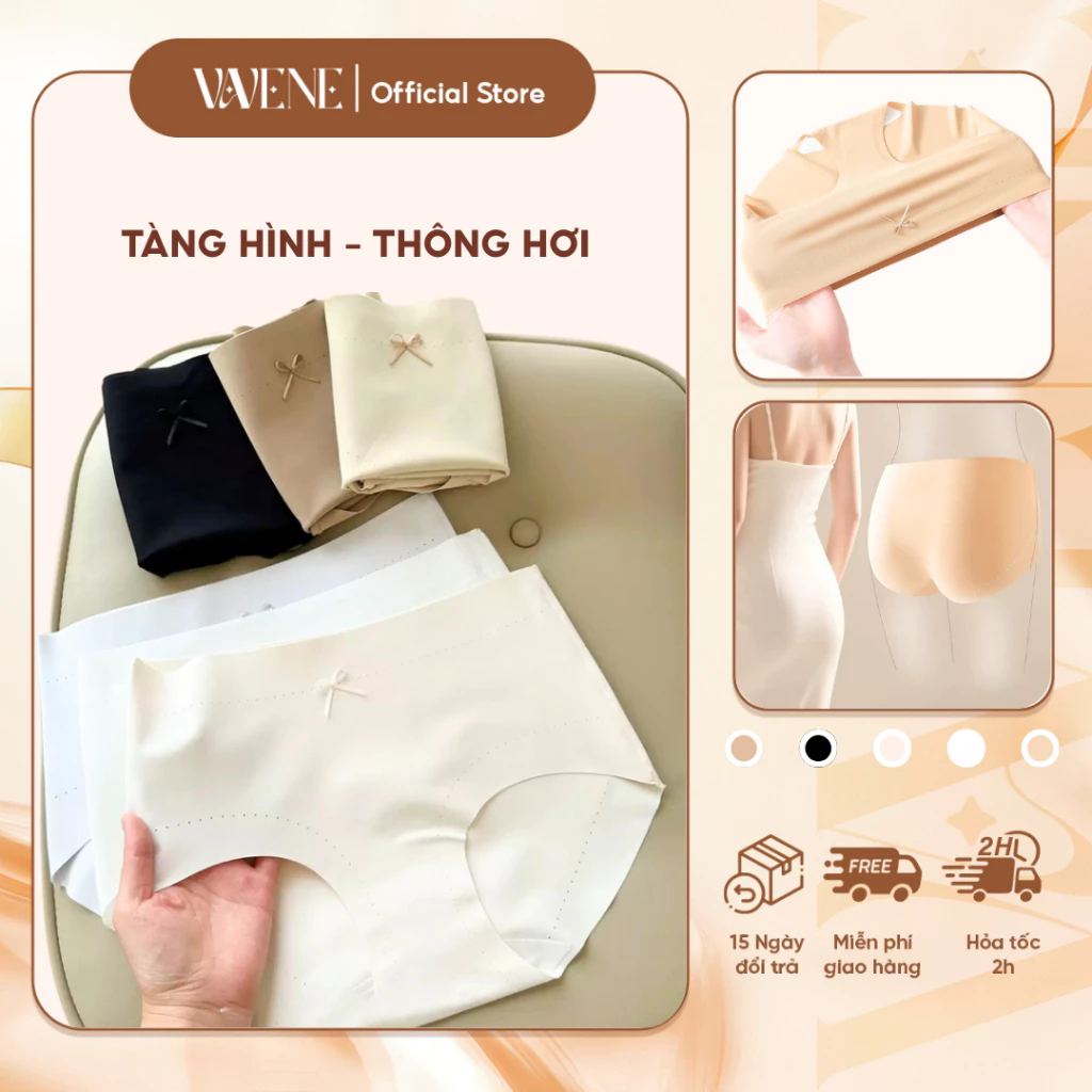 Quần su tàng hình nữ VANVENE QL399, quần không đường may cao cấp mỏng nhẹ không lộ viền, kháng khuẩn