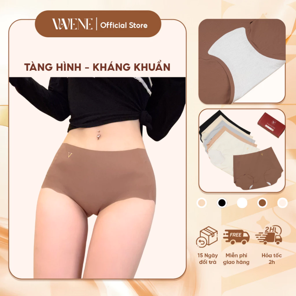 SET 3 quần su nữ tàng hình VANVENE QL612 không viền, không đường may co giãn, có size lớn, big size