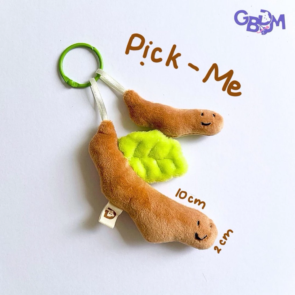 Móc Khoá Gấu Bông Đình May PỊCK ME