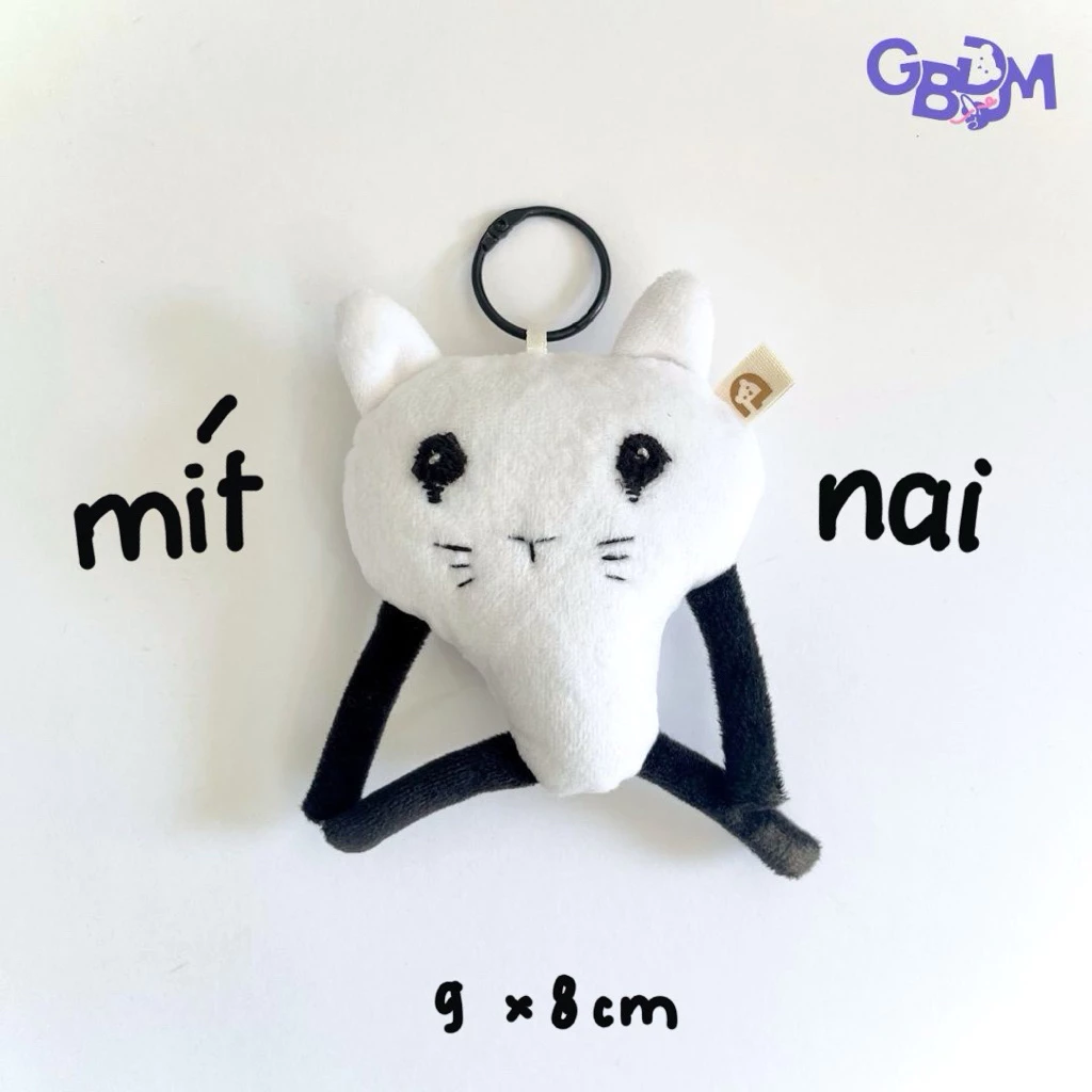 Móc Khoá Gấu Bông Đình May MÍT-Nai