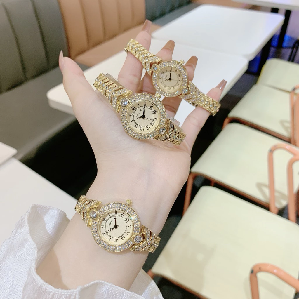 Đồng Hồ Gossie Phượng Hoàng Đính Đá Thiết Kế Sang Trọng