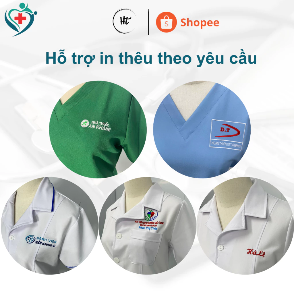 Hỗ Trợ IN/THÊU tên logo lên áo theo yêu cầu (Đặt kèm áo của shop)