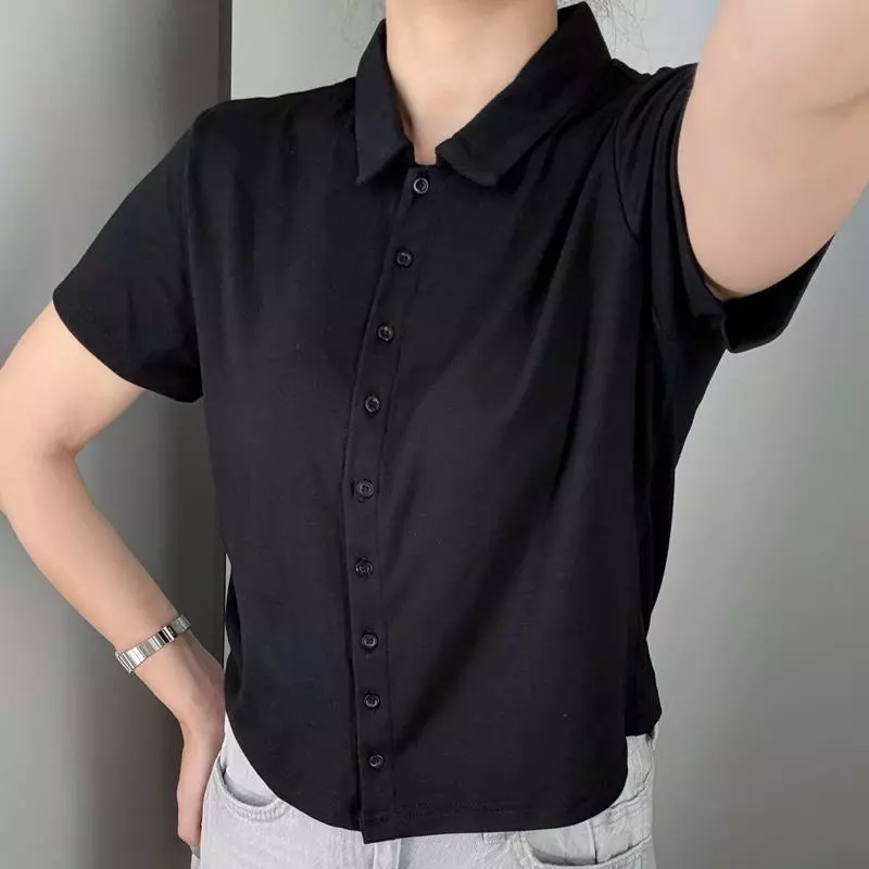 [A25] ÁO POLO LỬNG NGẮN TAY PHÒNG CÁCH HÀN QUỐC CHẤT LIỆU COTTON BORIP MỀM MẠI THOÁNG KHÍ SIZE S M L XL TỪ 35 - 68