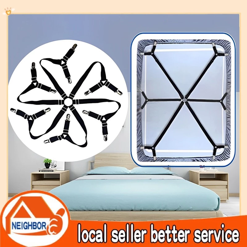 Kẹp cố định ga trải giường chống trượt (loại3 chấu/6 chấu), kẹp nhiều chấu chống trượt cho màn chăn sofa