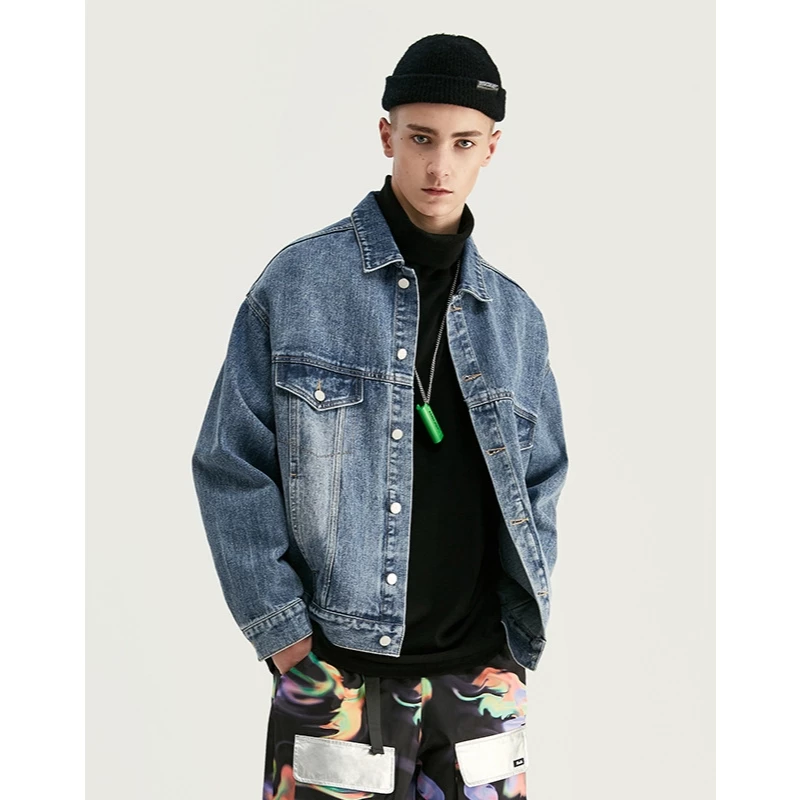 |🔥Flash Sale🔥 | Áo Khoác Bò, Jacket Denim, Áo Fom Rộng, Dáng Unisex Nam Nữ - AK95