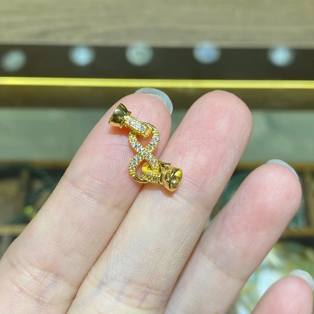 Phụ kiện trang sức - Chốt khóa số 8 vô cực làm vòng tay và vòng cổ DIY
