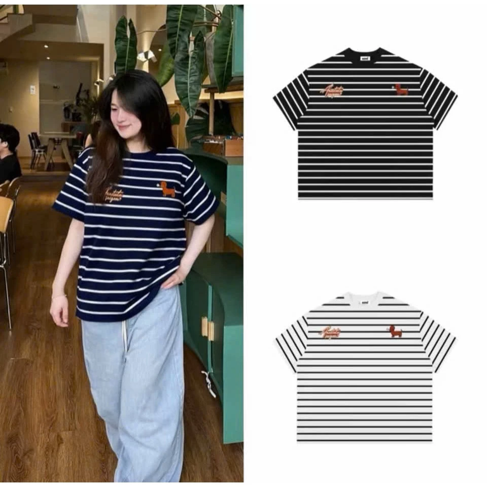 Áo phông CÚN NGẮN TAY from rộng basic nam nữ THUUNISEX MM2