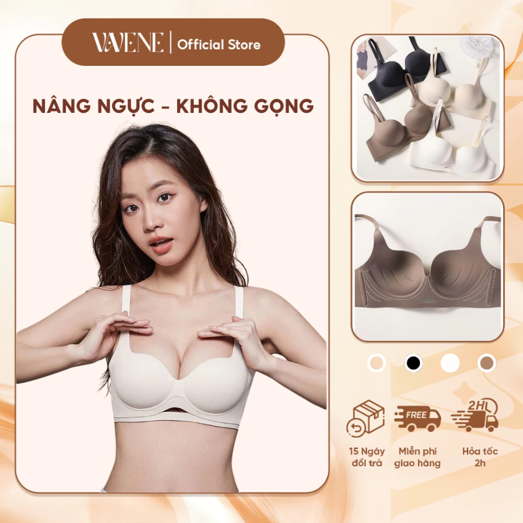 Áo ngực, áo lót nữ Doris AL241 su đúc không gọng, đệm 3cm ôm nâng ngực,chống xệ tạo khe rất tốt.