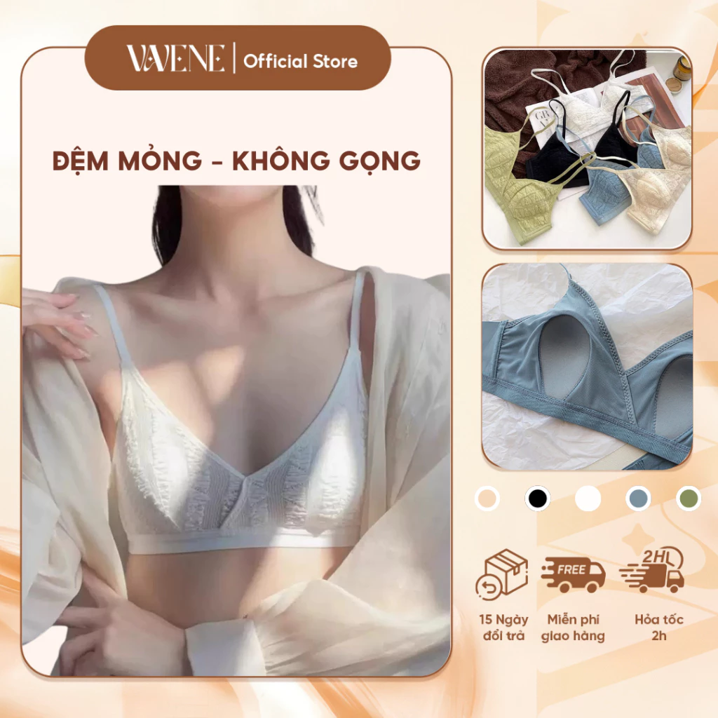 Áo lót DORIS, áo ngực BR502 ren lưới xuất nhật đệm mỏng, không gọng mặc nhẹ nhàng thoáng mát Cao cấp
