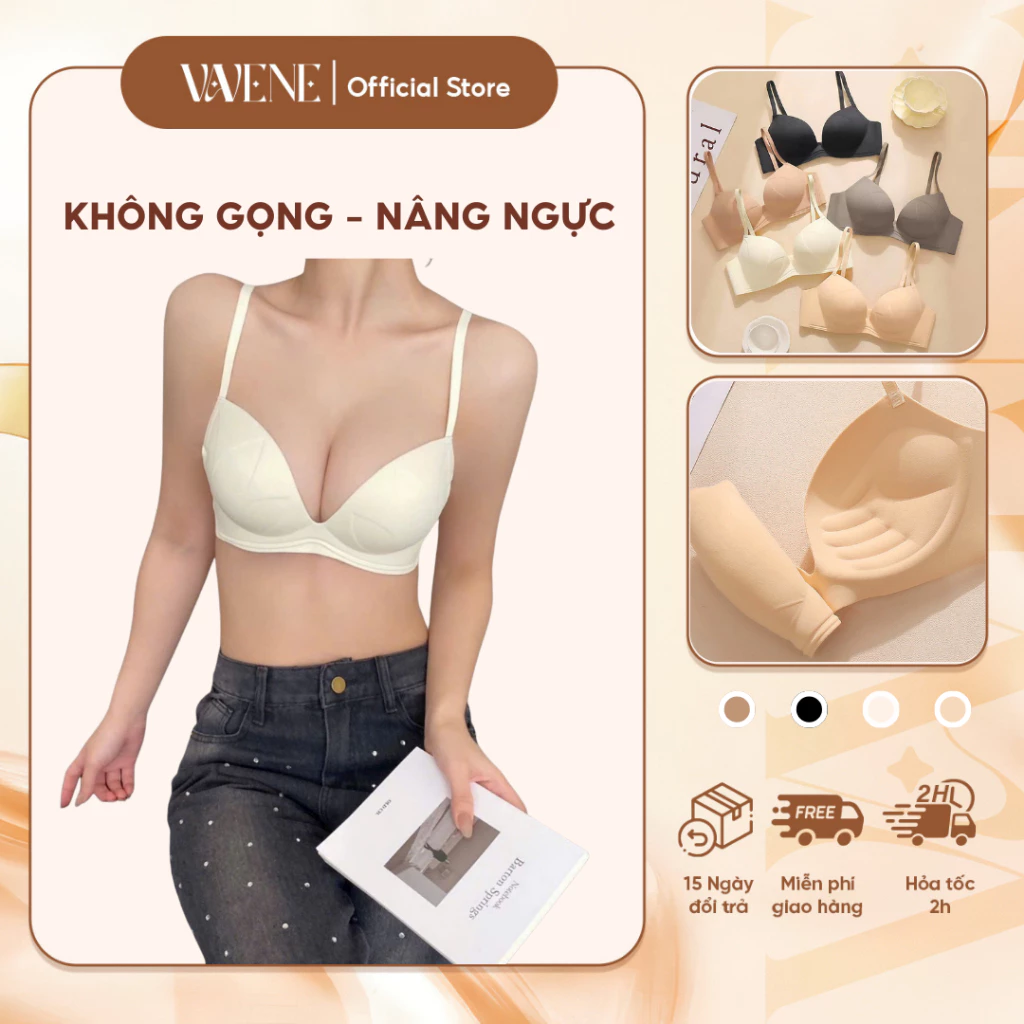 Áo Lót Nữ Su Bàn Tay Cao Cấp DORIS AL826 Đệm dày 2cm Nâng Ngực Tạo Khe Quyến Rũ, Chống Hằn, Áo Ngực Nữ Không Gọng