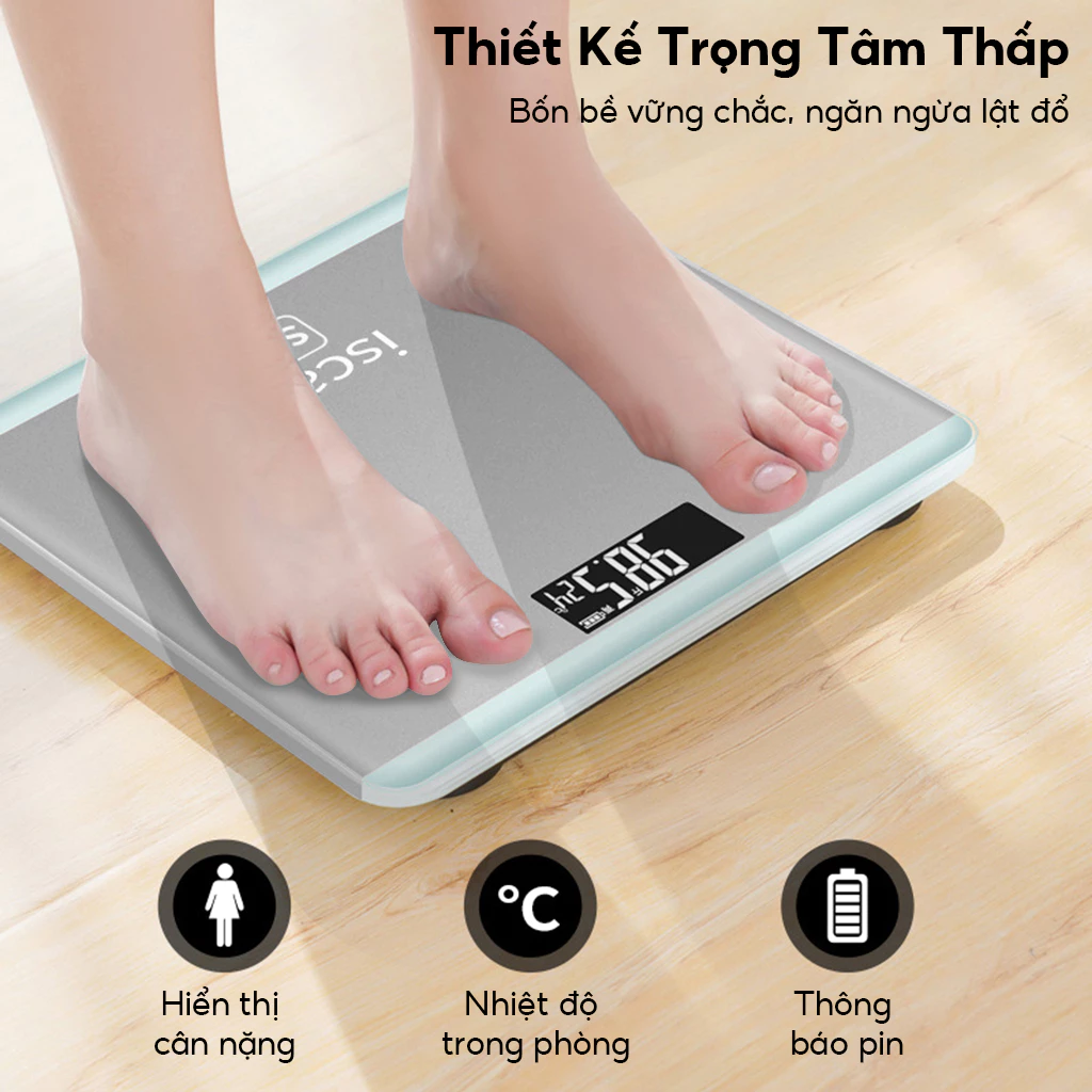 Review (CÂN CHÍNH XÁC 100% - CHỌN MÀU) CÂN SỨC KHỎE ĐIỆN TỬ ISCALE SE MAX 180KG CAO CẤP - CÂN ĐIỆN TỬ CAO CẤP - CÂN SỨC KHỎE: Có đáng mua trong 2026?