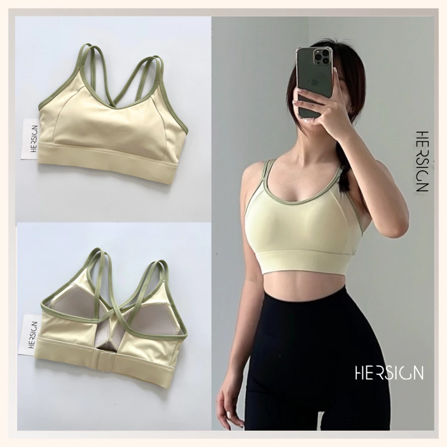 HERSIGN Áo tập gym nữ Áo bra thể thao nữ tập yoga BRA32B BST HERSIGN Bare Form