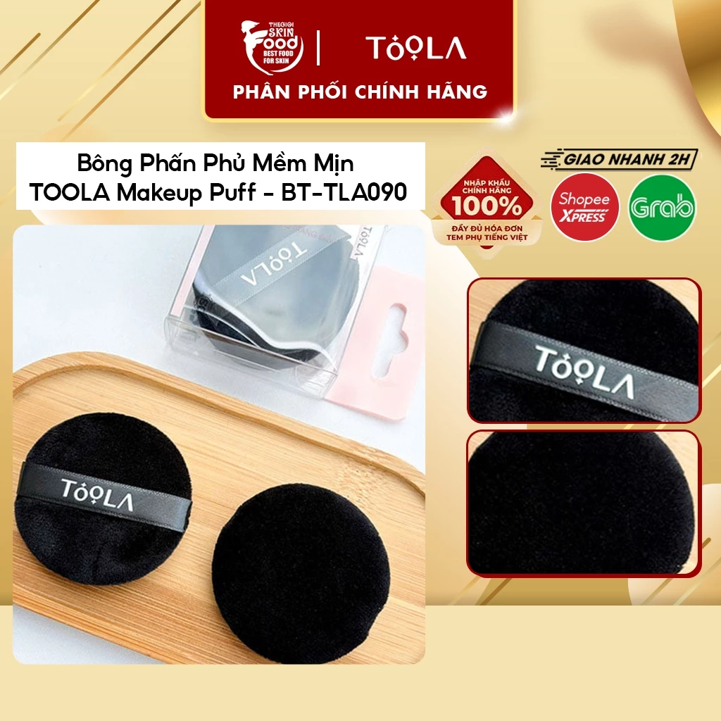 Bông phấn phủ mềm mịn TOOLA Makeup Puff - BT-TLA090 ThegioiSkinfood