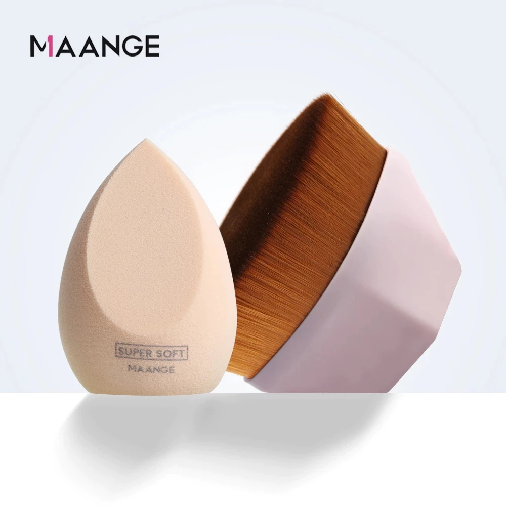 MAANGE Cọ đánh nền lớn Cọ trang điểm không dấu vết không ăn chất lỏng Cọ nền phẳng 5802