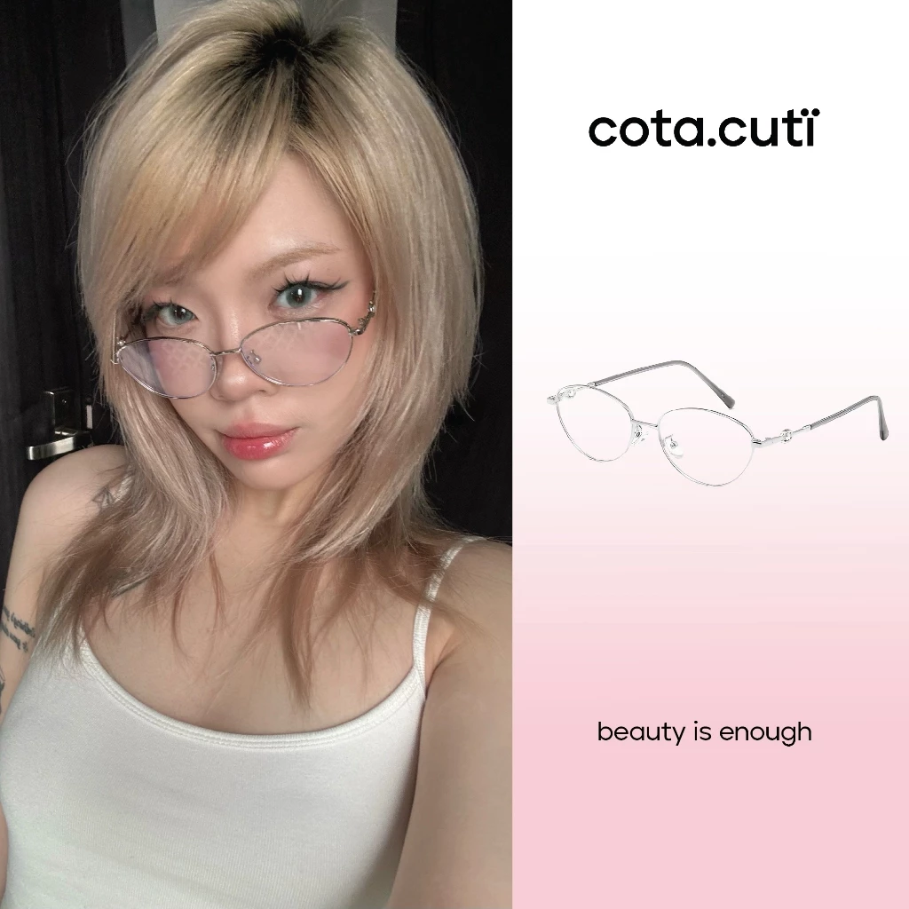 [Wen][cota.cuti x Veebong] Kính Cận/Kính Mắt Thời Trang cota.cuti - Gọng Kính Thiết Kế Cá Tính, Chất Liệu