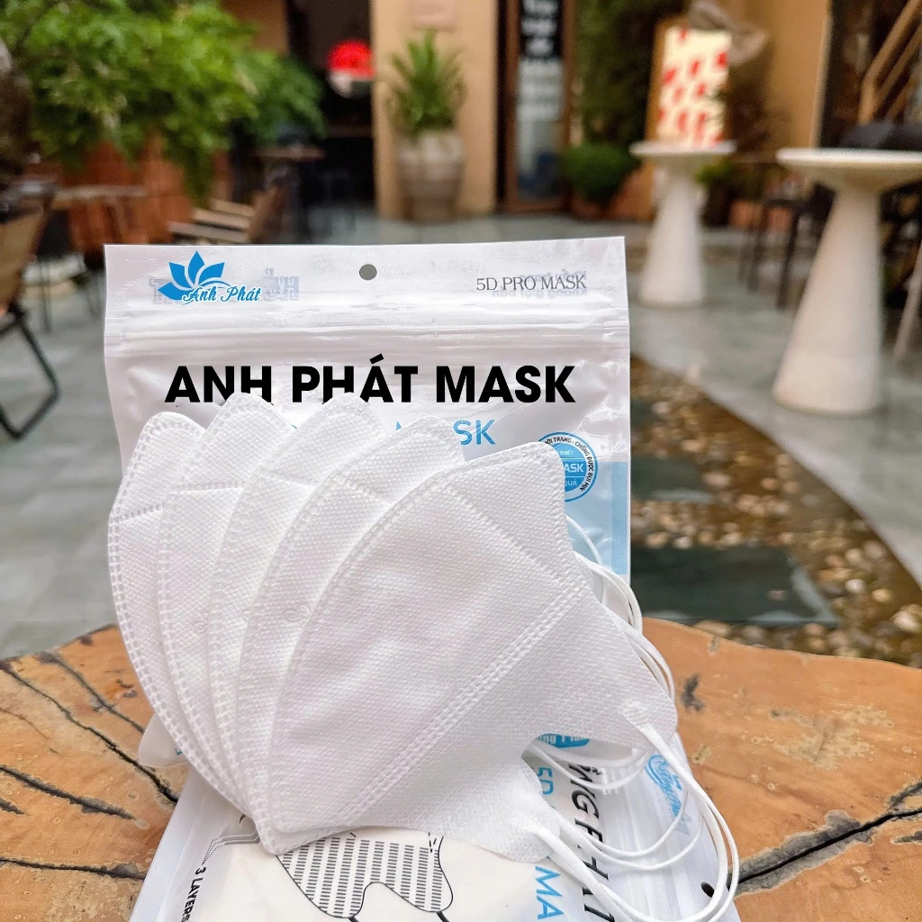 COMBO  100 Chiếc Khẩu Trang 5D ANH PHÁT MASK  , Khẩu Trang  Đủ Màu