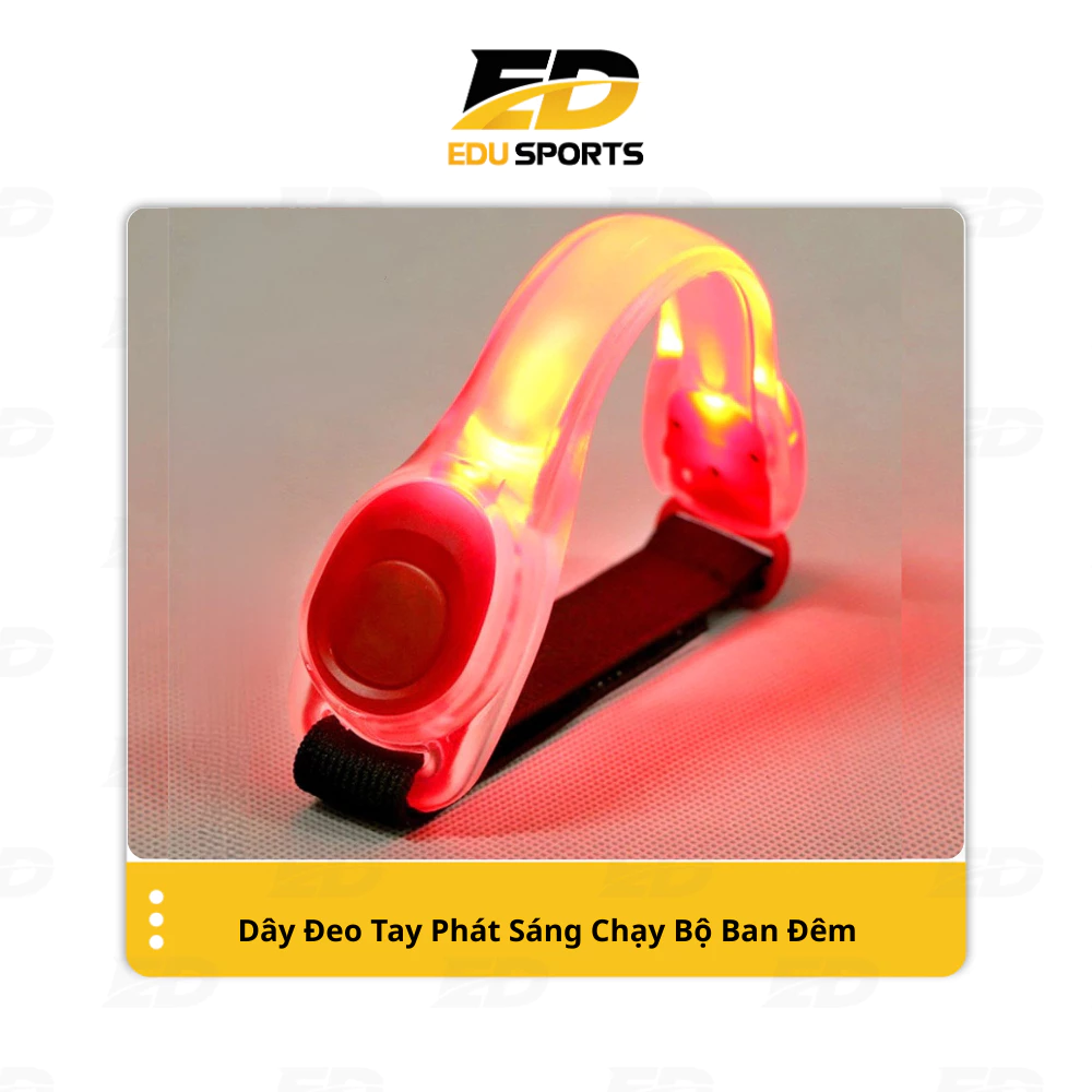 Dây đeo tay phát sáng, dây đeo tay thể thao cảnh cáo ban đêm chạy bộ, đạp xe
