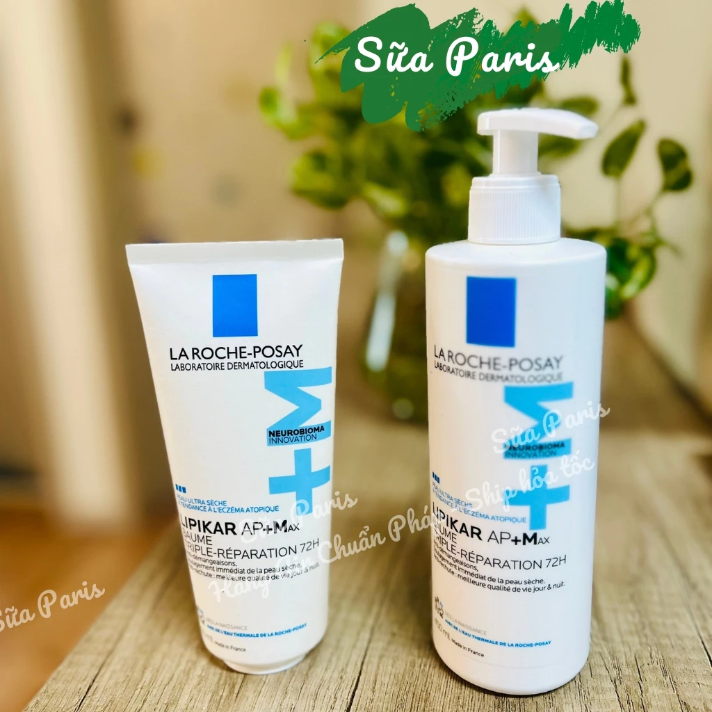 Kem dưỡng ẩm La Roche-Posay Lipikar Baume AP+Max giúp giảm ngứa, làm dịu da khô, mẩn đỏ, da cơ địa