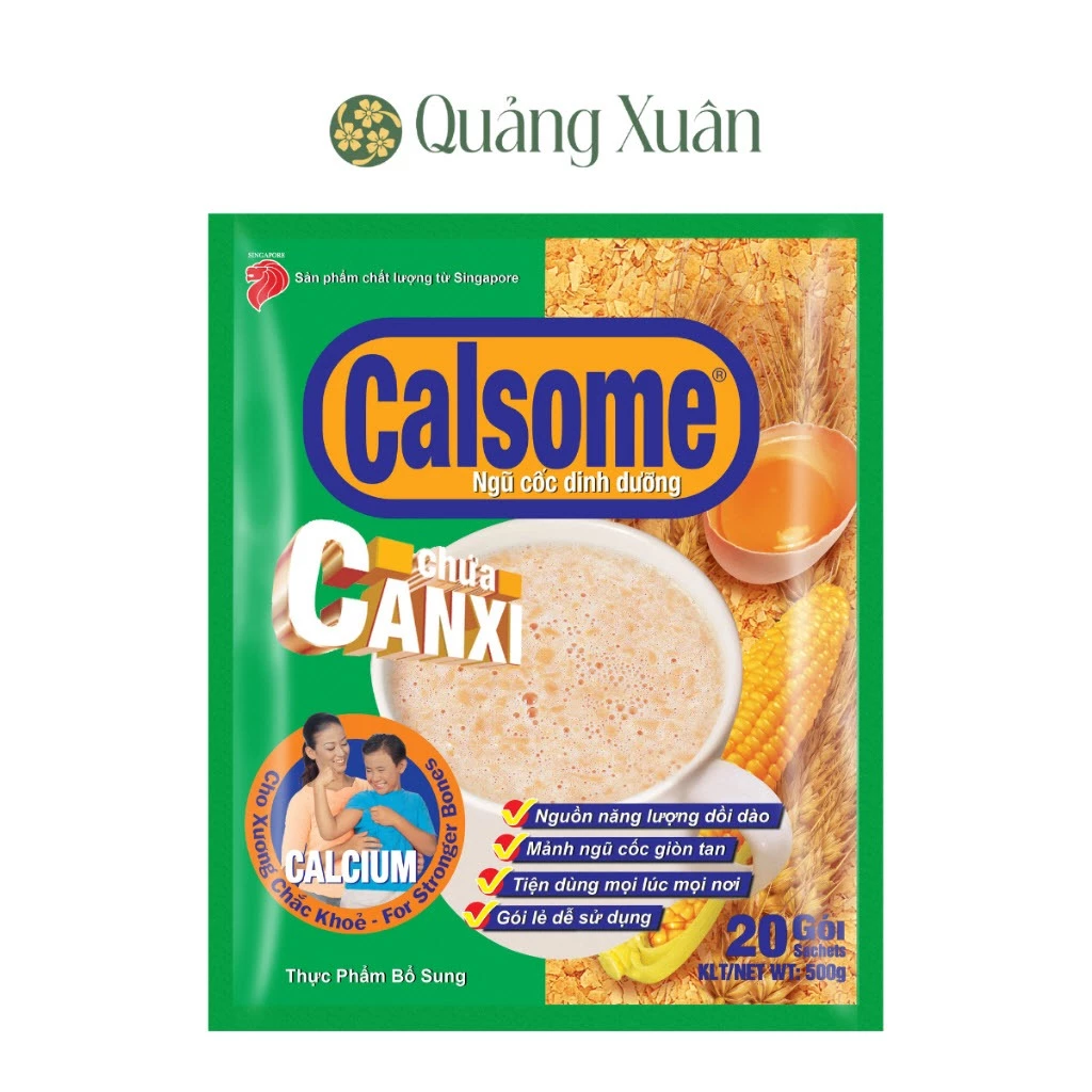 [HSD: 11/2027] Ngũ cốc Calsome Xuất Xứ Singapore [Chính Hãng]