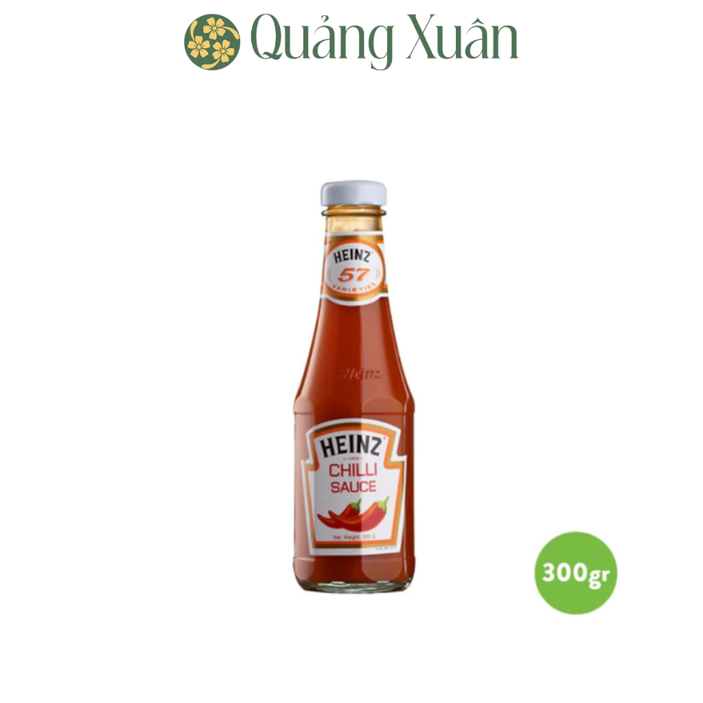 [HSD: 09/2027] Tương Ớt Cay Nhẹ Truyền Thống HEINZ 300g không chất bảo quản