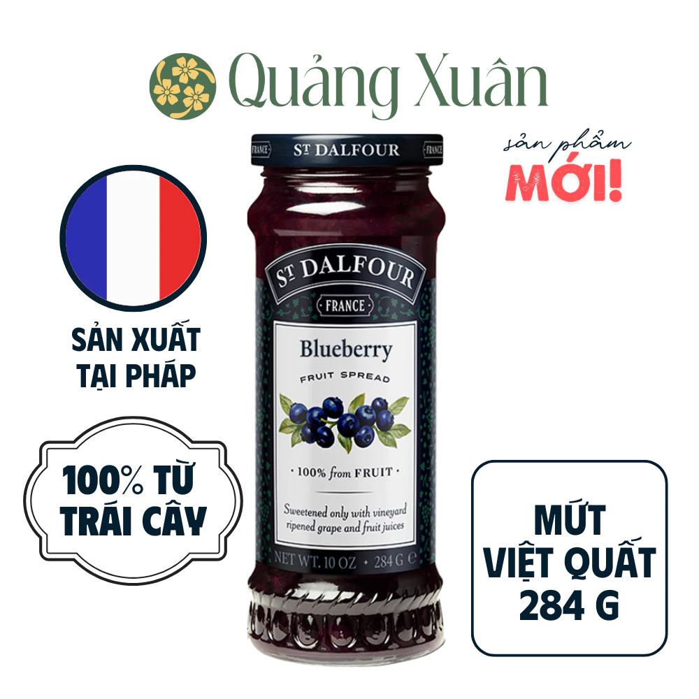 [HSD: 09/2027] Mứt hiệu ST. DALFOUR xuất xứ Pháp