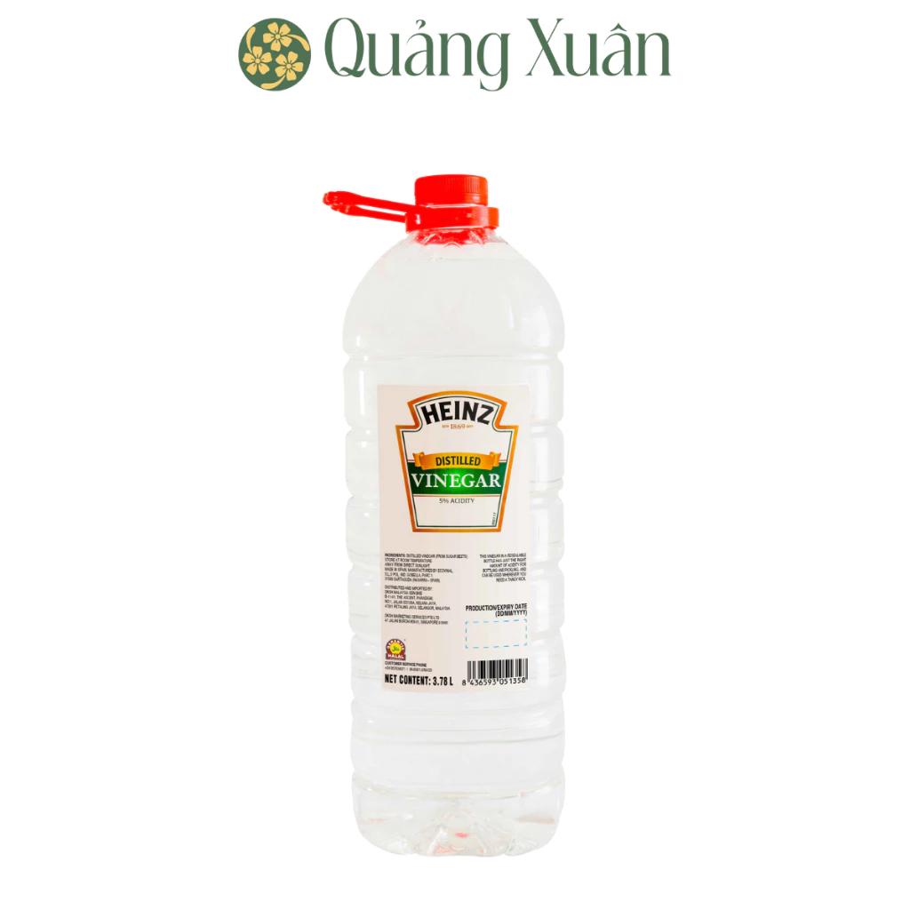 [HSD: 05/2028] Giấm trắng Heinz Distilled vinegar 3.78 lít