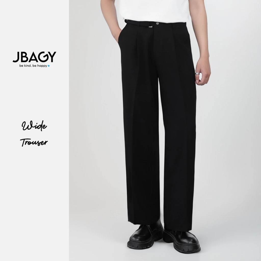 Quần tây âu nam ống rộng JBAGY đai điều chỉnh vòng bụng tinh tế JA0106 (D9)