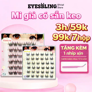 [99k/7H mi] Mi Giả  Eyes Bling có sẵn keo tự nhiên tái sử dụng được nhiều lần