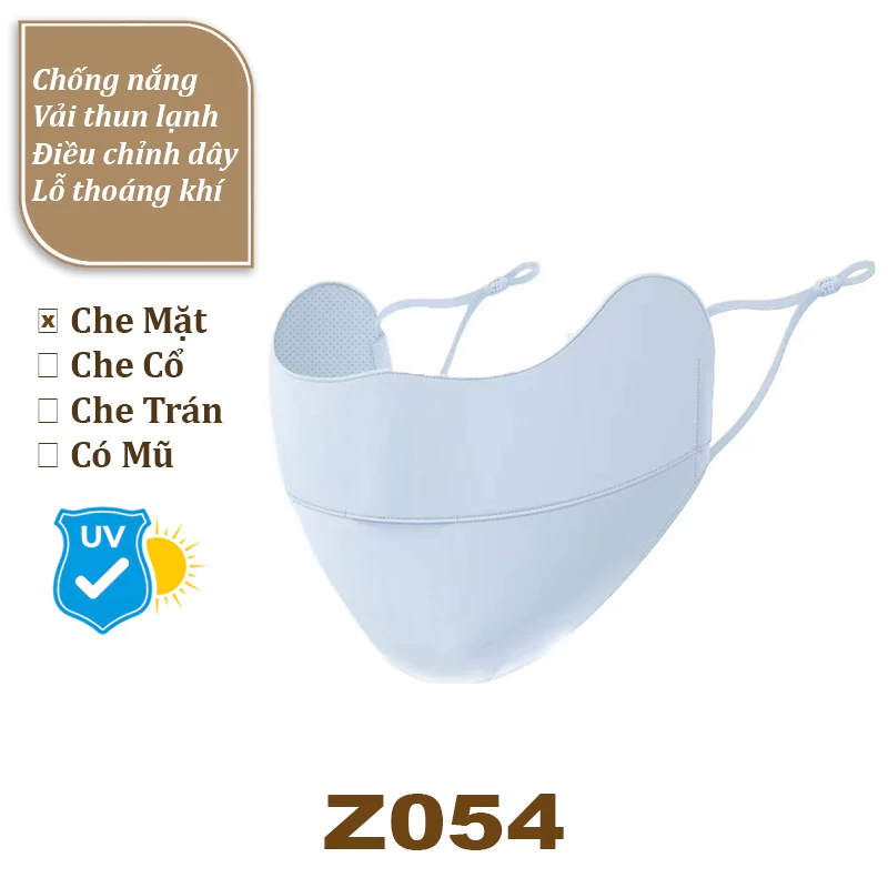 [UV] Khẩu Trang Chống Nắng Che Mặt Face Mask 3D ( Chống 50 NỮ Nhiều Màu Thời Trang Dây Rút Vải Thun Lạnh Cotton )