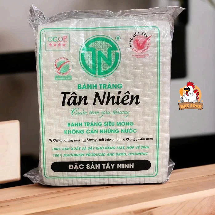 Bánh Tráng Tân Nhiên Không Cần Nhúng Nước 450gram , bánh tráng siêu mỏng Tây Ninh loại đặc biệt (Gói Lớn) chất lượng