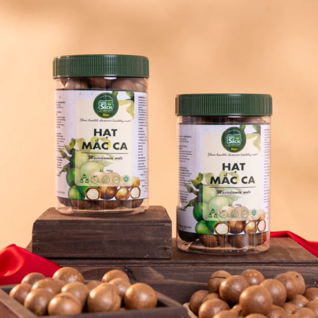 Hạt Macca nứt vỏ Nông Sản Sạch Lâm Đồng sấy lạnh giàu dinh dưỡng không hôi dầu