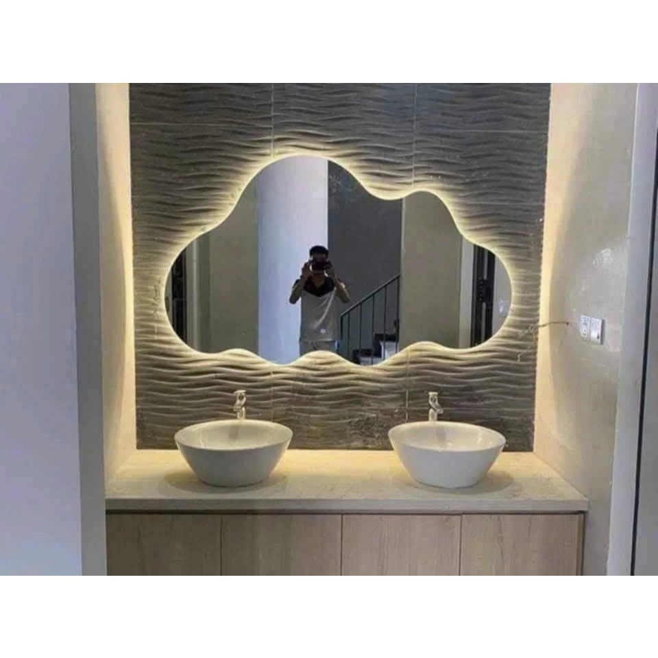 GƯƠNG SOI ĐÁM MÂY ( GƯƠNG DECOR PHÒNG , BÀN TRANG ĐIỂM)