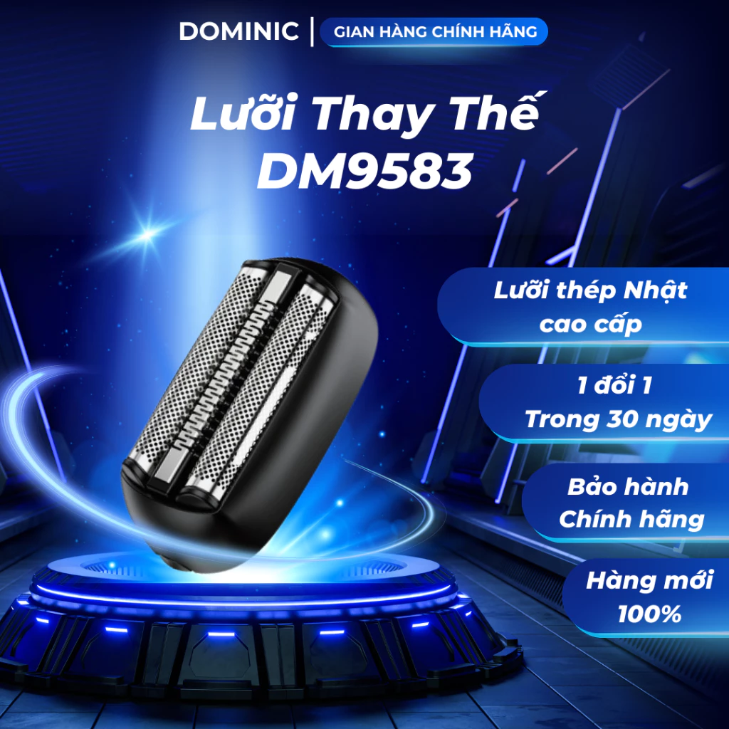 Bộ lưỡi thay thế máy cạo râu DOMINIC DM9583 cao cấp nhập khẩu - JMISHOP