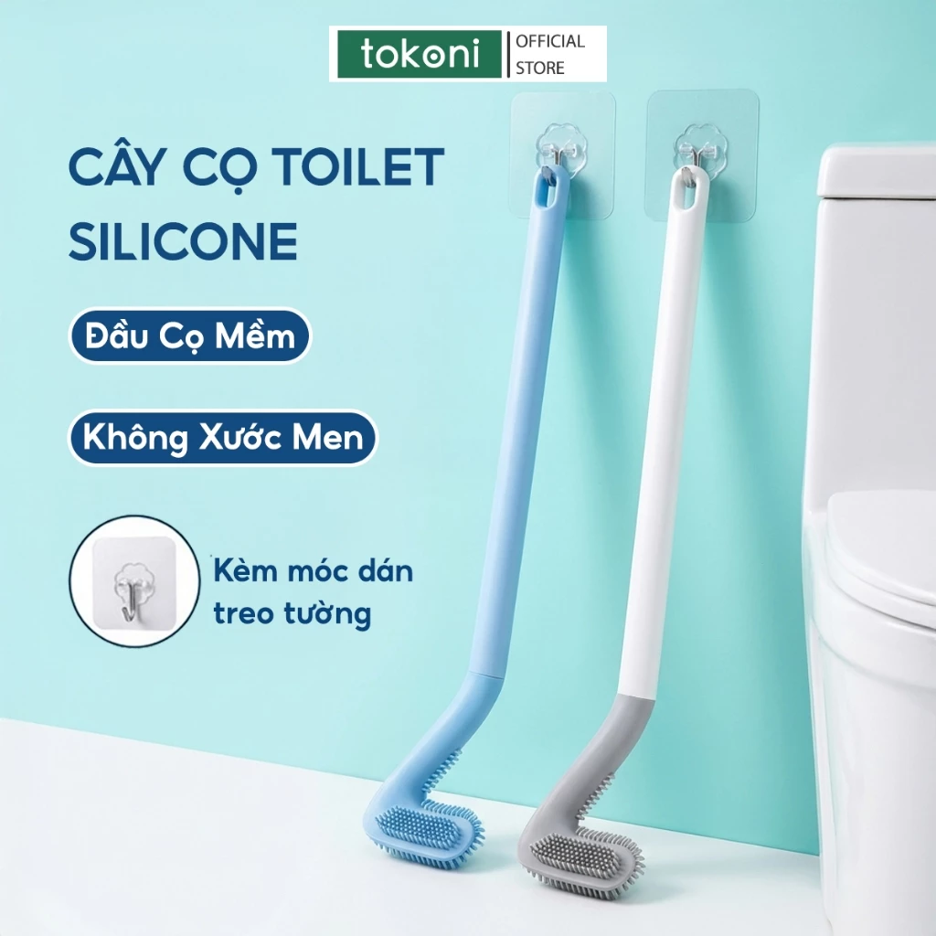 Cây Cọ Toilet Bồn Cầu Silicon Cao Cấp Jyoohome Chổi Cọ Nhà Vệ Sinh Tiện Ích Sạch Bóng Mọi Vết Bẩn