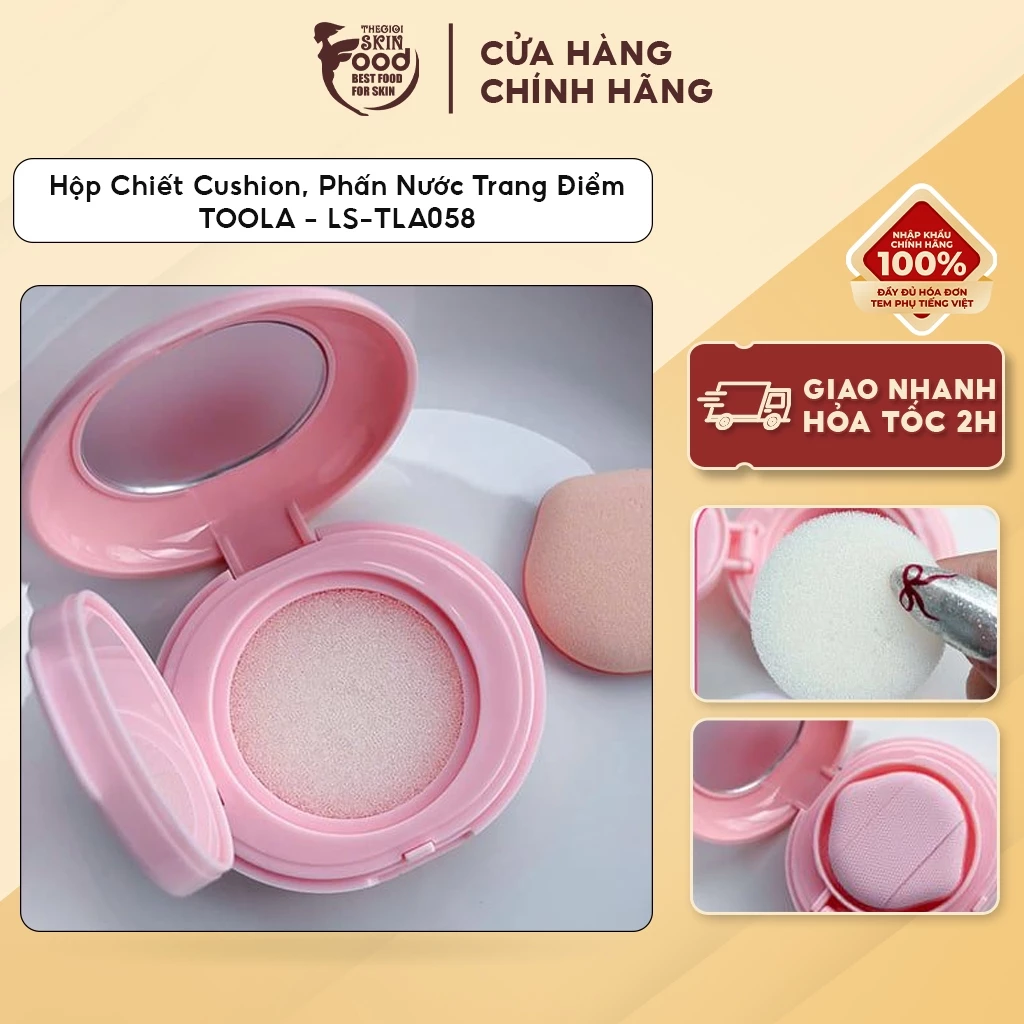 Hộp Chiết Cushion, Phấn Nước Trang Điểm TOOLA - LS-TLA058 Thegioiskinfood