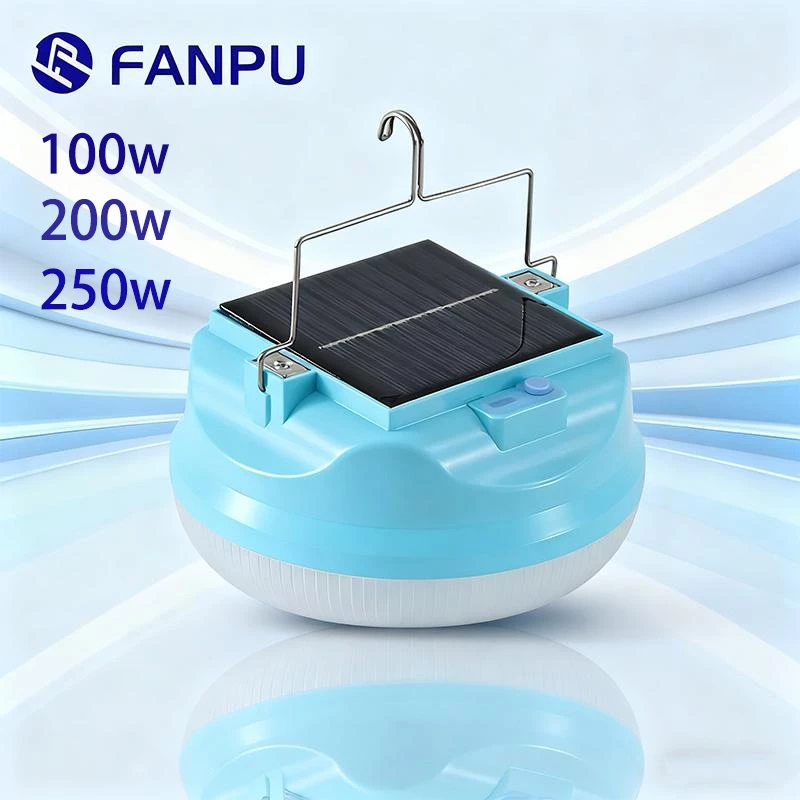 Fanpu Đèn Led Năng Lượng Mặt Trời Siêu Sáng, Pin Trâu, Kháng Nước, Dành Cho Cắm Trại, Sân Vườn