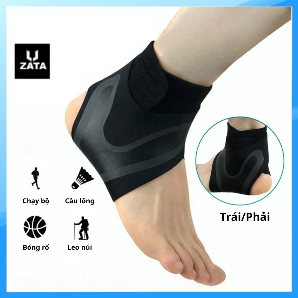 Băng quấn cổ chân chữ V đá bóng, Đai cổ chân bảo vệ mắt cá chân cổ chân chơi thể thao chạy bộ Zata Vn - QCCV