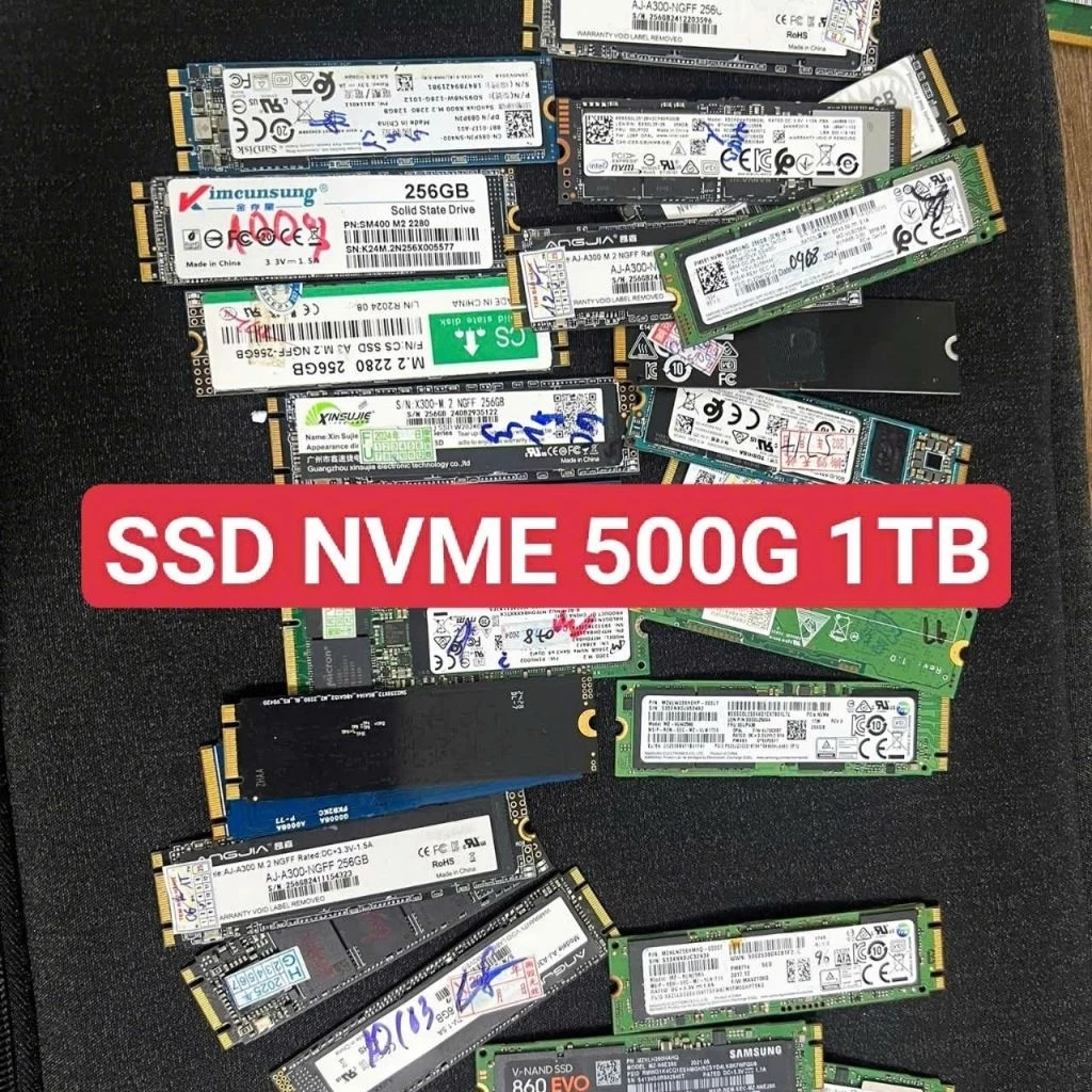 SSD NVME 500G 512G 1TB. SSD NVME