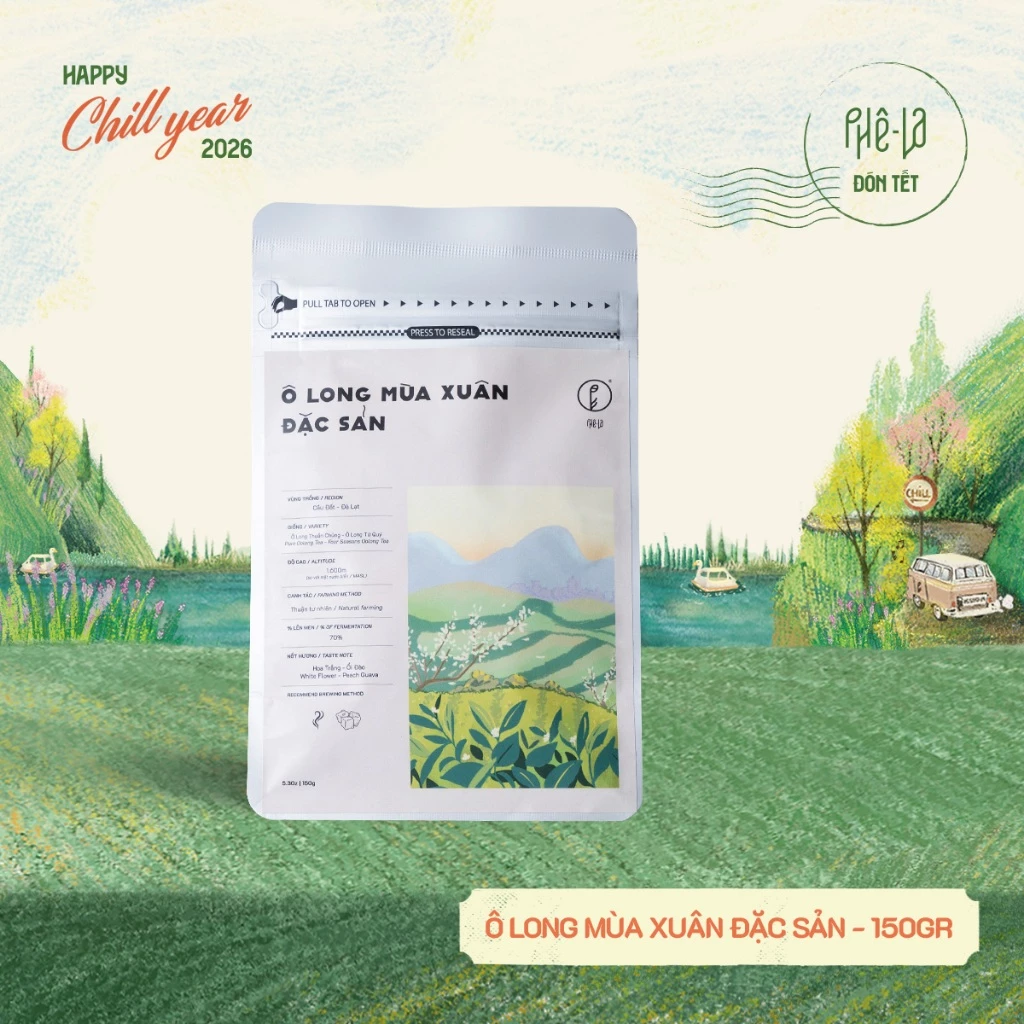[Livestream] - Trà Ô Long Mùa Xuân Đặc Sản - Phê La - Túi 150g