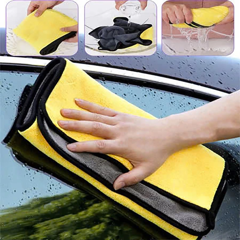 Khăn lau xe cao cấp không rụng lông, khăn lao ô tô, xe hơi, xe máy chuyên dụng siêu thấm cao cấp