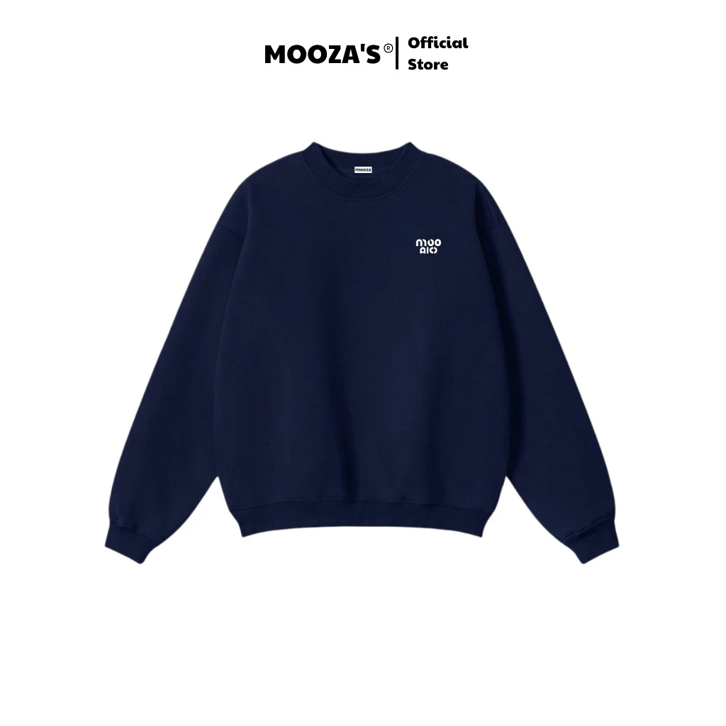 Áo Sweater Mooza Studio, Form rộng Nam Nữ Nỉ lót lông cáo Cotton 100% Unisex Local Brand / Moo