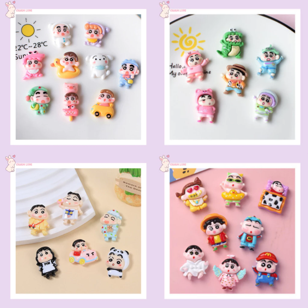 CHARM HOẠT HÌNH MINI CU SHIN TRANG TRÍ DECOR HANDMDE CHARM LUMI