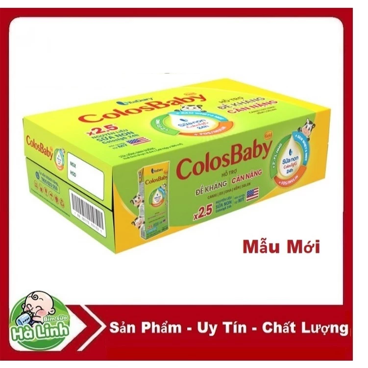 Sữa bột pha sẵn Colosbaby Gold/D3K2 110ml (Thùng 48 hộp) Date mới nhất