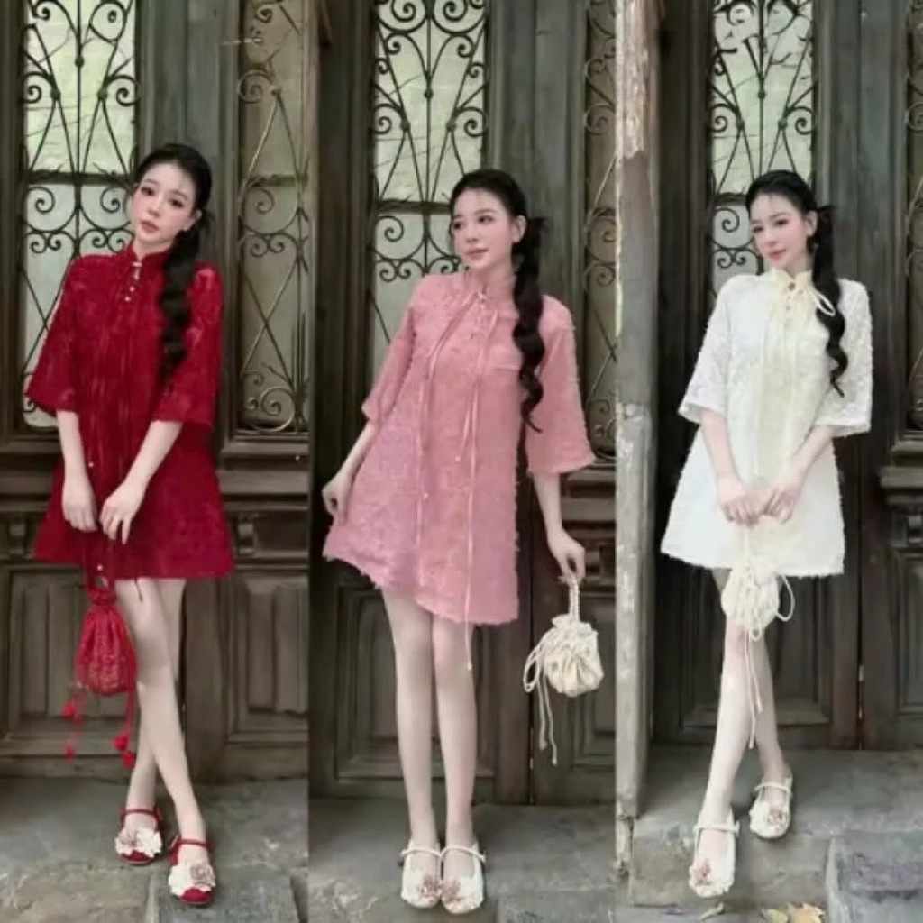 [bigsize 60-90kg] Đầm lông vũ mềm kèm quần bảo hộ 537