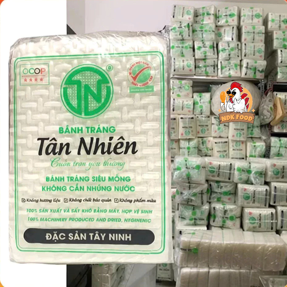 Combo 10 Bịch Bánh Tráng Tân Nhiên , bánh tráng siêu mỏng cuốn thịt luộc không cần nhúng nước chất lượng loại 1